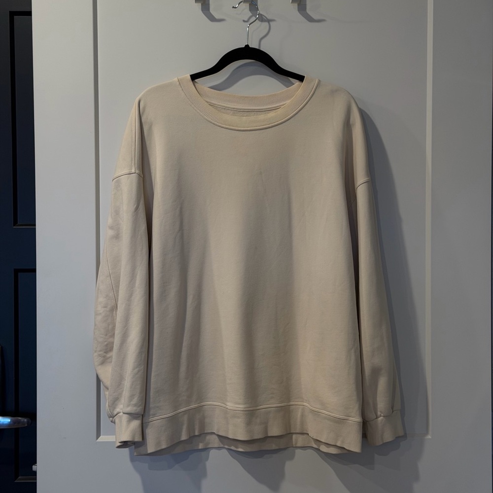 Lululemon | Cream Oversized Sweatshirt